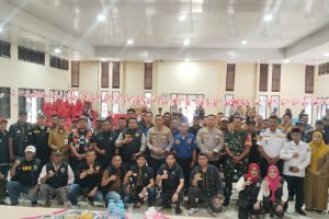 Forum Cakar Sriwijaya Hadiri Apel Sabuk Kamtibmas di Polsek Gandus, Perkuat Sinergitas Jaga Keamanan