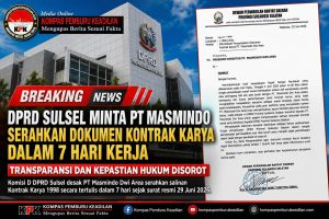 Sengketa Lahan Tambang Emas Luwu Memanas, DPRD Sulawesi Selatan Desak PT MASMINDO Serahkan Kintrak Karya
