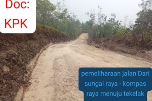 Jelang MTQ, Pemkab Melawi Perbaiki Infrastruktur Jalan di Pinoh Utara