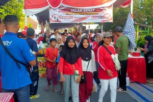 Jalan Sehat Lingkungan Geneng Meriah, UD Favorit Milik Abah Sugiarto Turut Dukung Kegiatan Warga