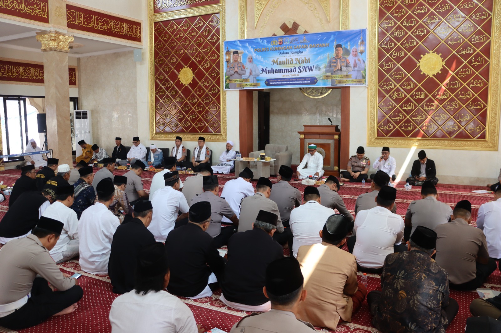 Maulid Nabi, Kapolres : Jadikan Akhlak Rasulullah SAW sebagai Teladan dalam Pelaksanaan Tugas