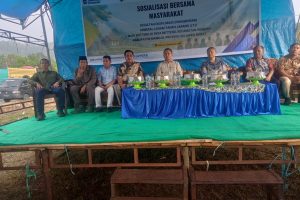 PT,Perminas Mengadakan Sosialisasi Ekspolorasi (LTJ) di Desa Botteng Kecamatan Simboro Kabupaten Mamuju Provinsi Sulawesi Barat