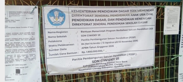 Sorotan Tajam Revitalisasi 2 SDN di Bandung: Benarkah Material dan Besi Sesuai Spesifikasi? Nama Yogi Muncul