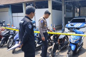 Polres Kuningan Gagalkan Aksi Balap Liar di Jalan Baru, 26 Remaja dan 15 Motor Diamankan