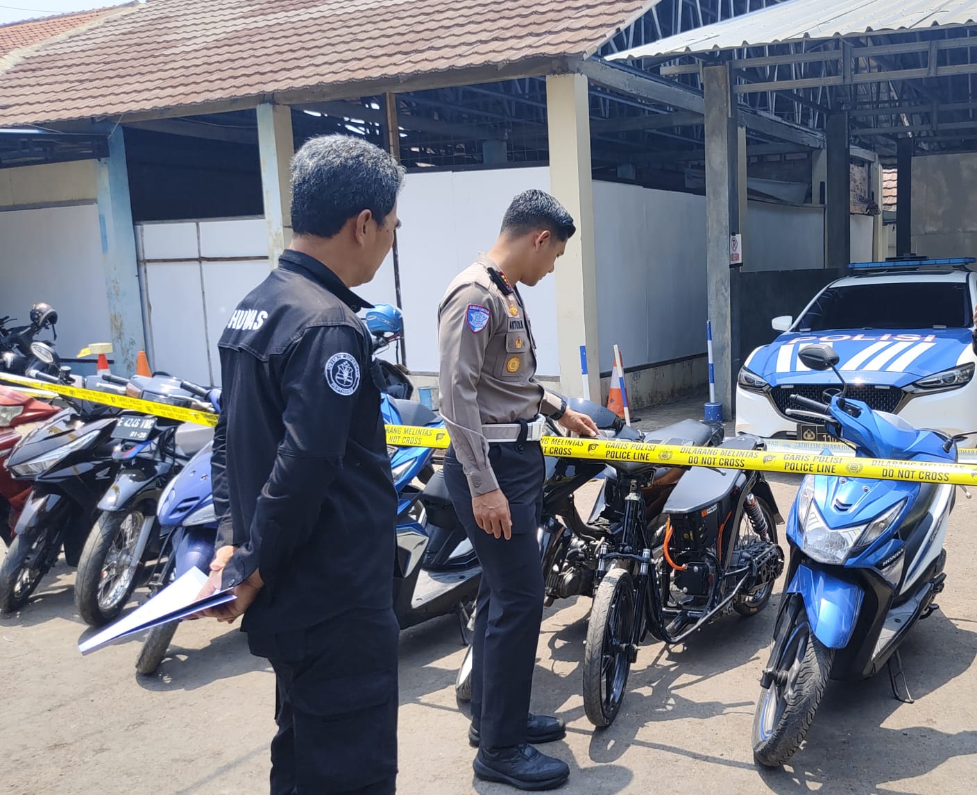 Polres Kuningan Gagalkan Aksi Balap Liar di Jalan Baru, 26 Remaja dan 15 Motor Diamankan