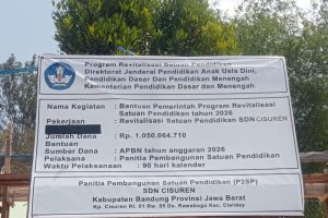Sumur Bor Sekitar Rp29 Juta di SDN Cisuren Jadi Sorotan, RAB dan Spesifikasi Diminta Diperjelas