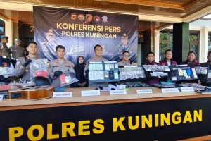 Kurun Waktu 2 Bulan, Polres Kuningan Ungkap Belasan Kasus Narkoba hingga Balap Liar