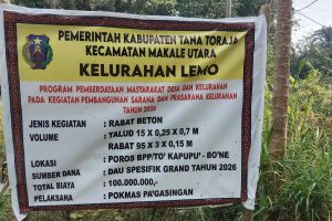 Proyek Rabat 15 CM Jadi 8 CM di Lemo Terbongkar: Camat Makale Utara Sebagai PPK Bungkam, 500 Juta Dana 5 Kelurahan Terancam Diaudit