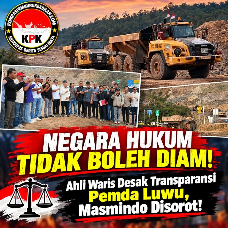NEGARA HUKUM TIDAK BOLEH DIAM!” Ahli Waris Desak Transparansi Pemda Luwu, Masmindo Disorot!
