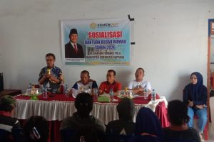 Sosialisasi Bedah Rumah tahun anggaran 2026 di Kelurahan Toddang Pulu, Kec Tellulimpoe Kab Sidenreng Rappang