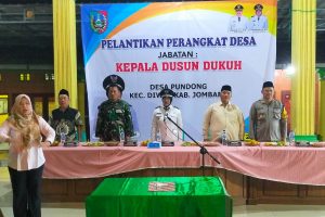 Pelantikan Perangkat Dusun Dukuh Desa Pundong Berlangsung Khidmat, Kades Sri Handayani Tekankan Amanah dan Pengabdian