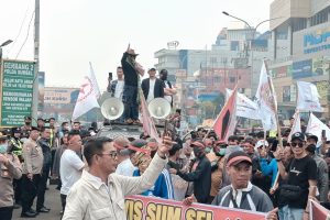 Aksi di Polda Sumsel, FASS Desak Penegakan Hukum Perlindungan Mahasiswa dan Jurnalis