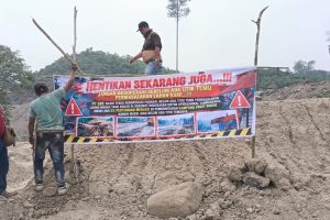 Warga Pegat Bukur Berau Turun ke Lapangan, Protes Lahan Belum Terbebaskan Digarap PT Supra Bara Energi