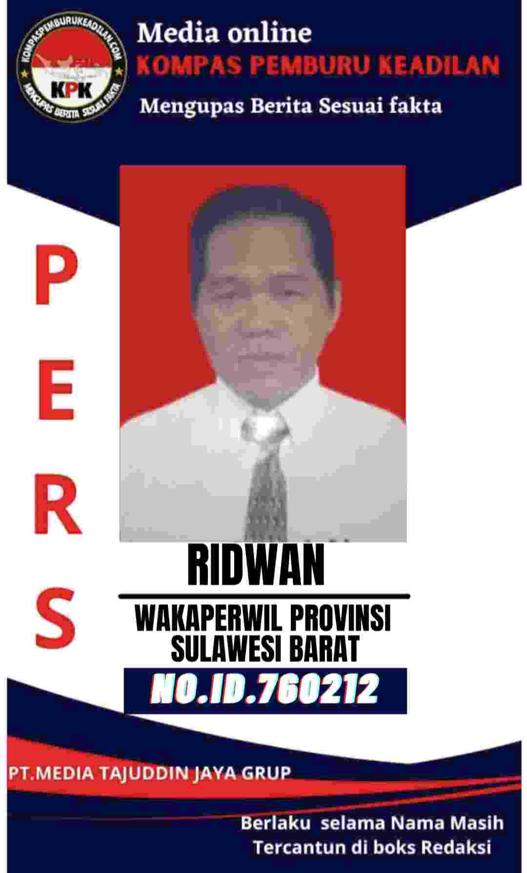 Wakaperwil Sulawesi Barat Diberhentikan Tidak Hormat, Dinilai Tak Lagi Sejalan dengan Aturan Perusahaan