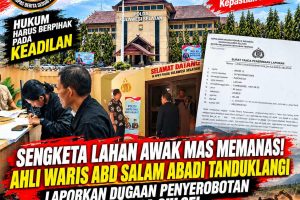Sengketa Lahan Awak Mas Memanas! Ahli Waris Abd Salam Abadi Tanduklangi Laporkan Dugaan Penyerobotan ke Polda Sulsel